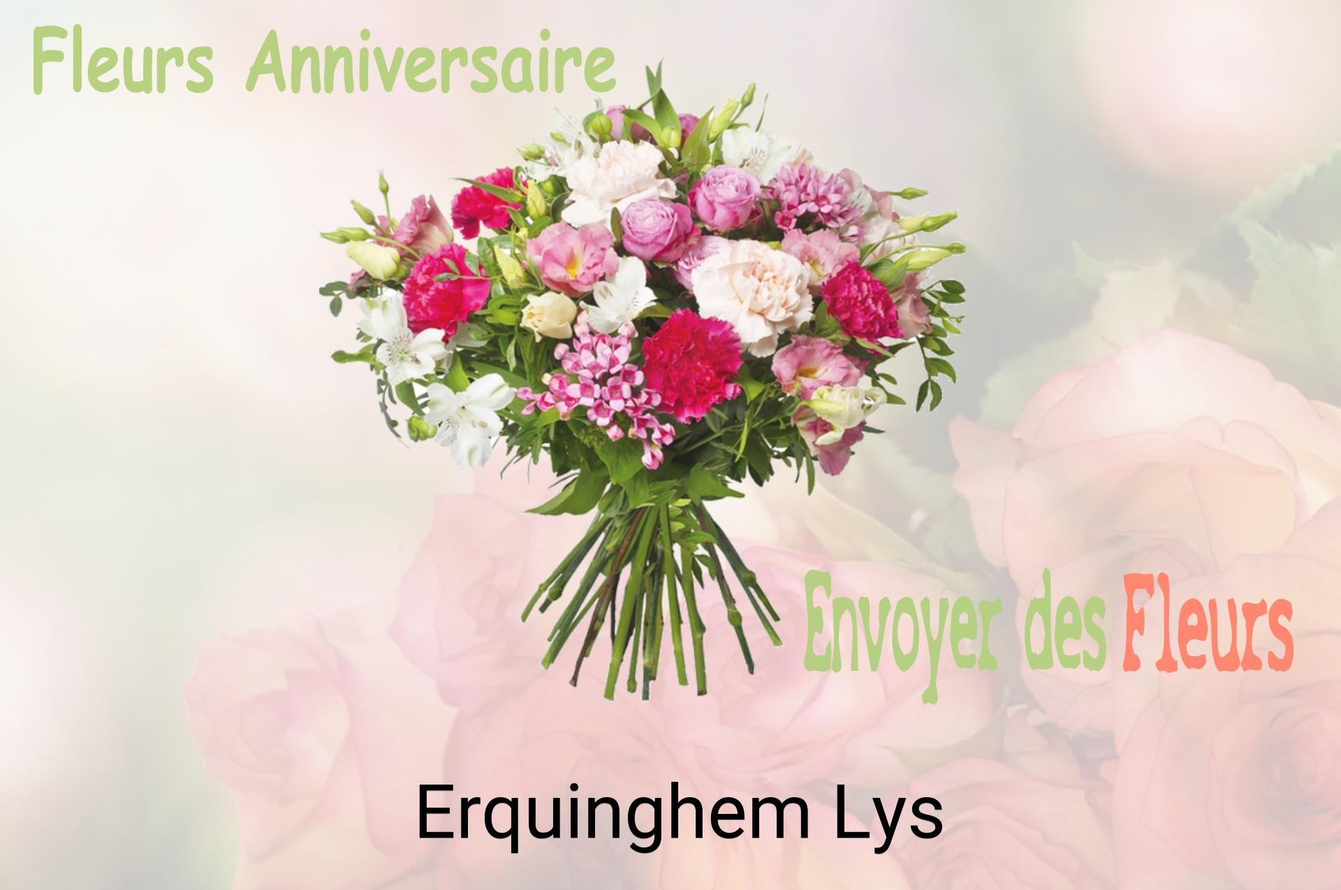 Bouquet de fleurs d’anniversaire livré à Erquinghem-Lys