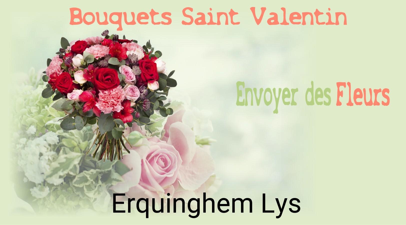 Roses de Saint-Valentin livrées à Erquinghem-Lys